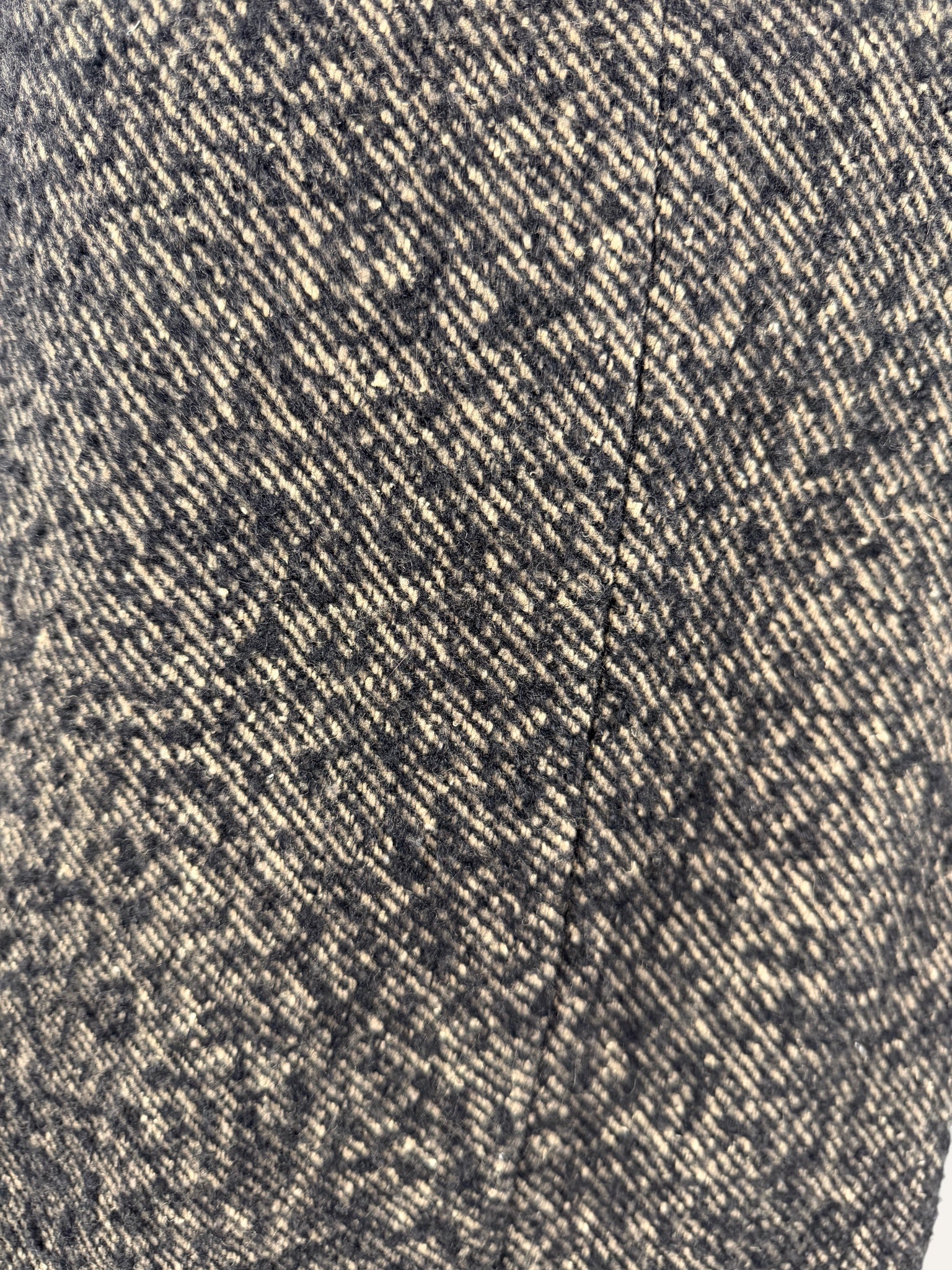 Bottega Veneta Vintage Wool Silk Pencil Skirt