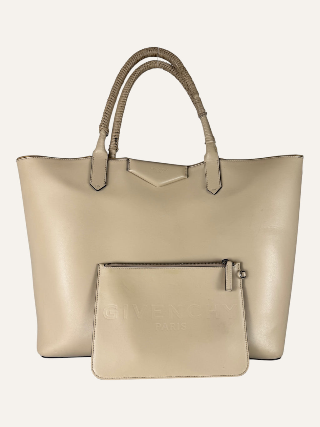 Givenchy Antigona Large Tan Calfskin Leather Tote