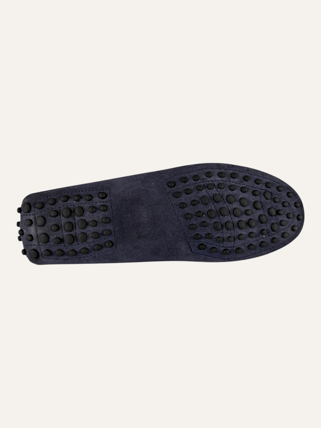 Tod's City Gommino Loafers Blue Suede Penny Loafers