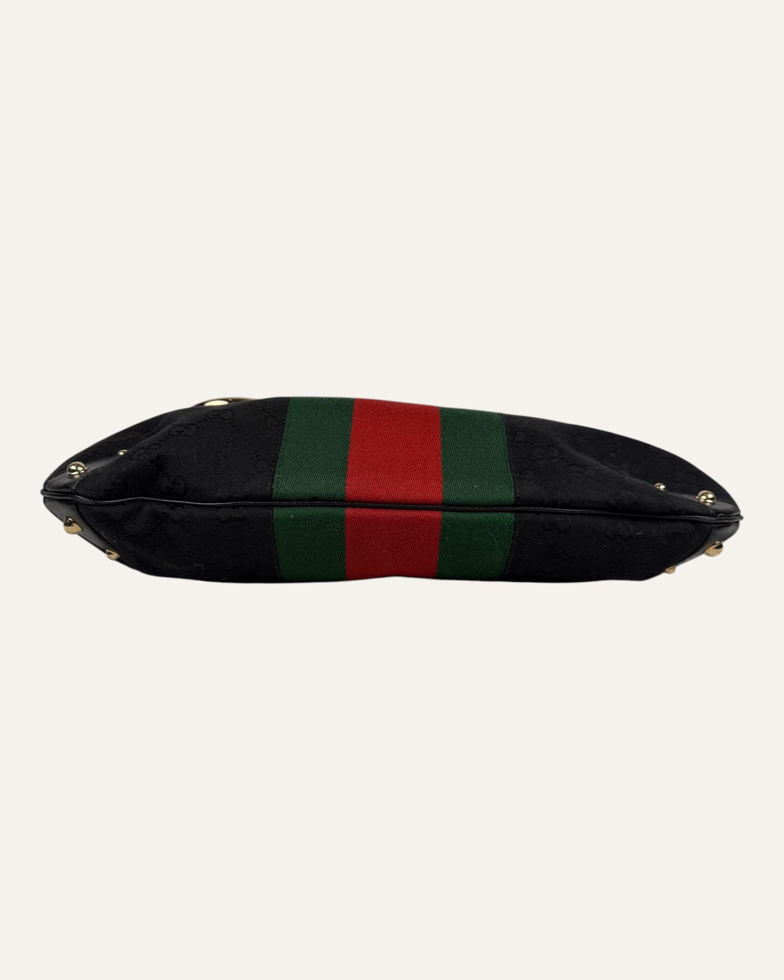 Gucci Horsebit Chain Web Monogram Hobo Bag Tom Ford Era