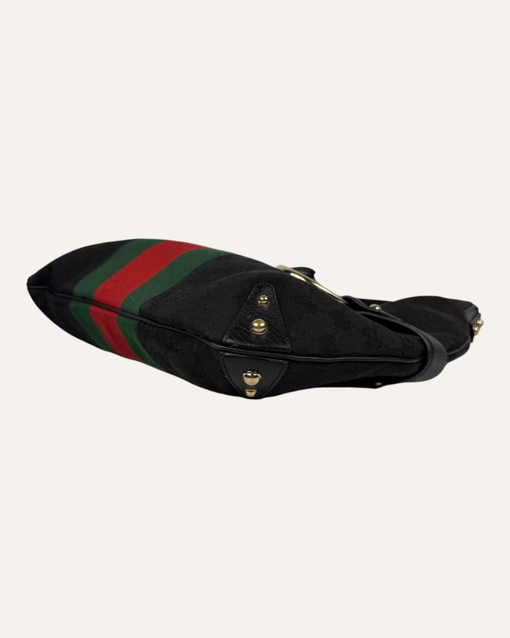 Gucci Horsebit Chain Web Monogram Hobo Bag Tom Ford Era