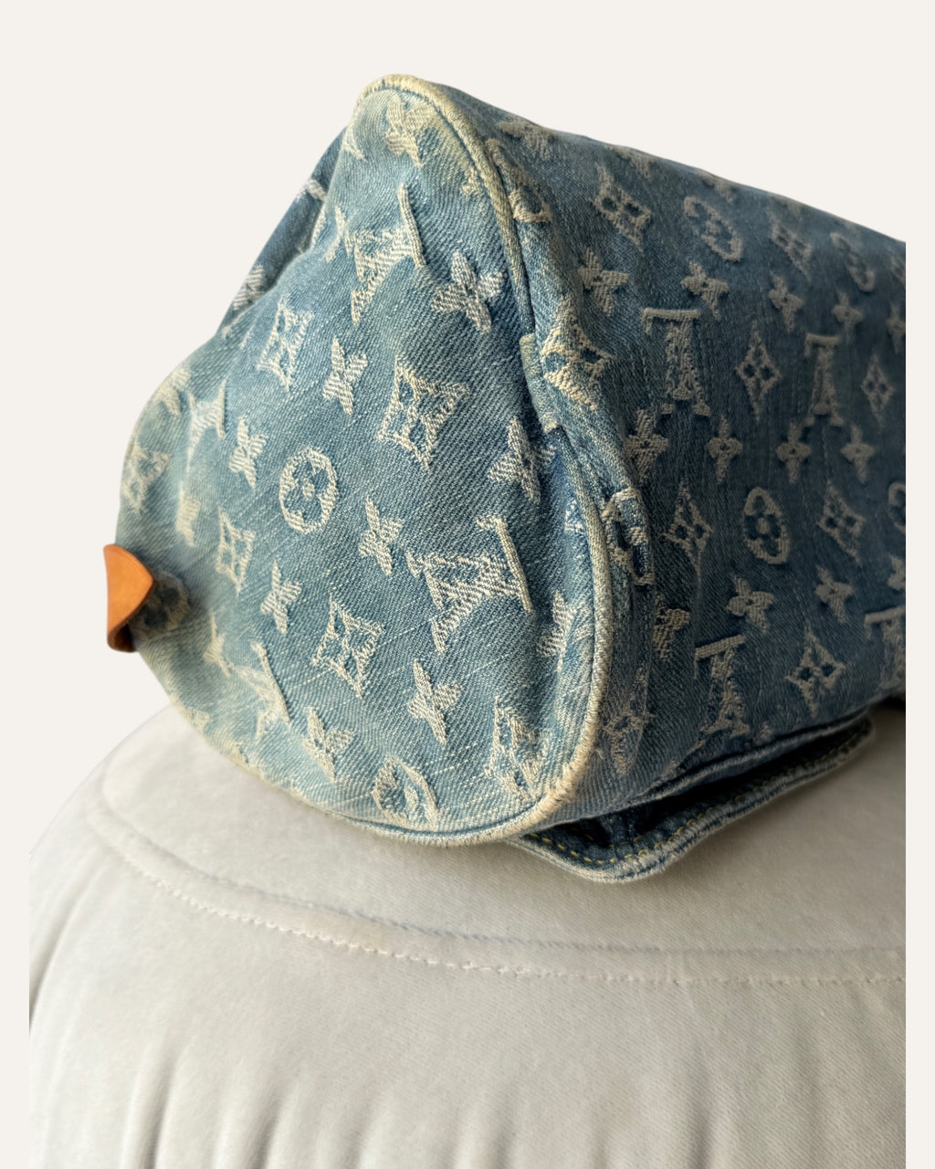 Louis Vuitton Neo Speedy Denim Monogram Bag 2005