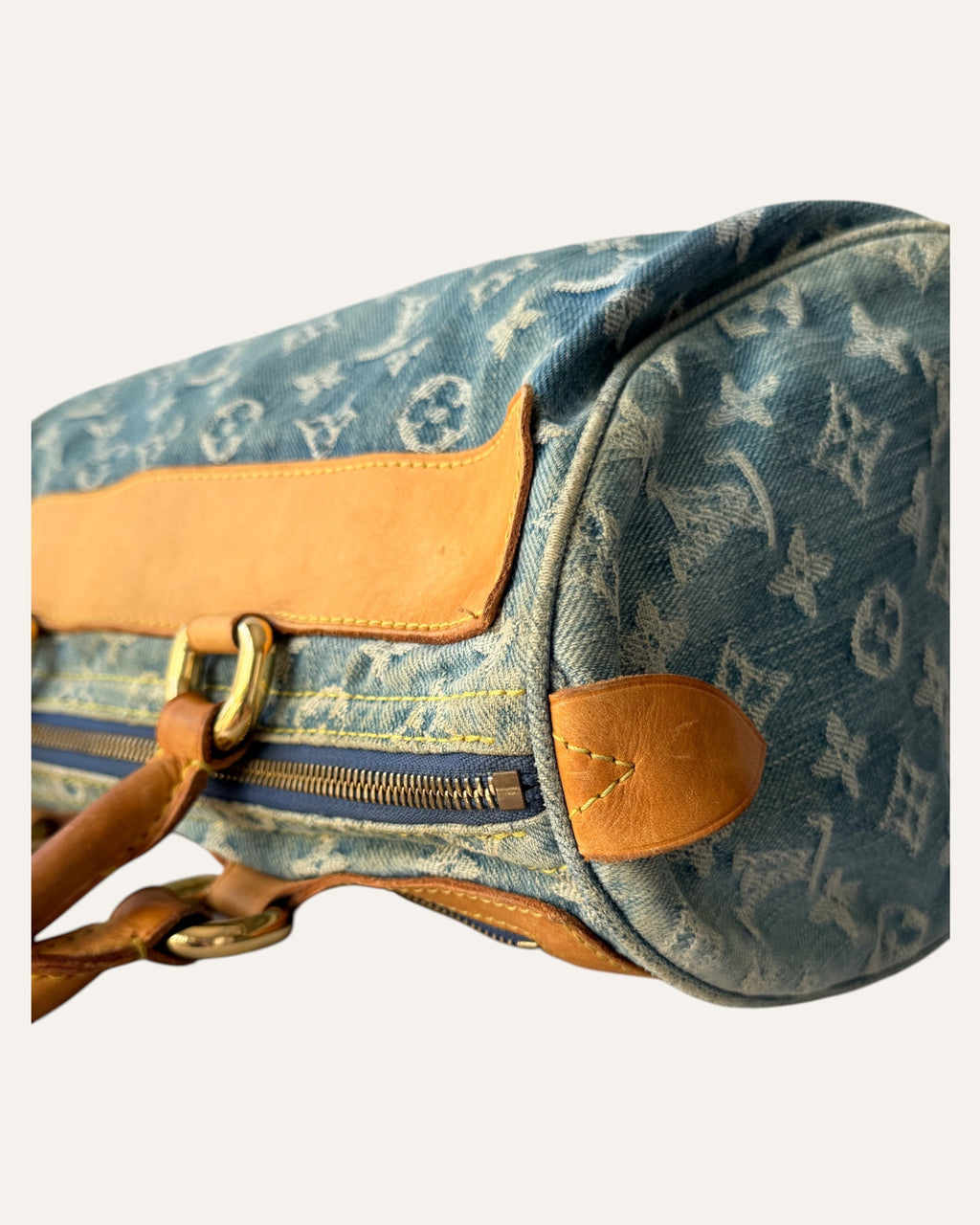 Louis Vuitton Neo Speedy Denim Monogram Bag 2005