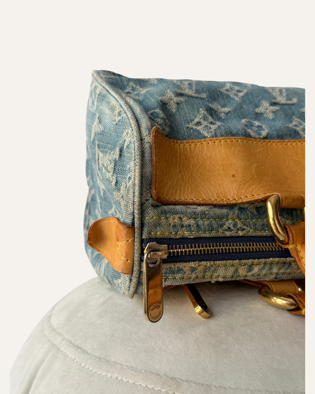 Louis Vuitton Neo Speedy Denim Monogram Bag 2005