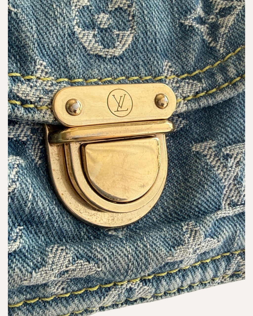 Louis Vuitton Neo Speedy Denim Monogram Bag 2005