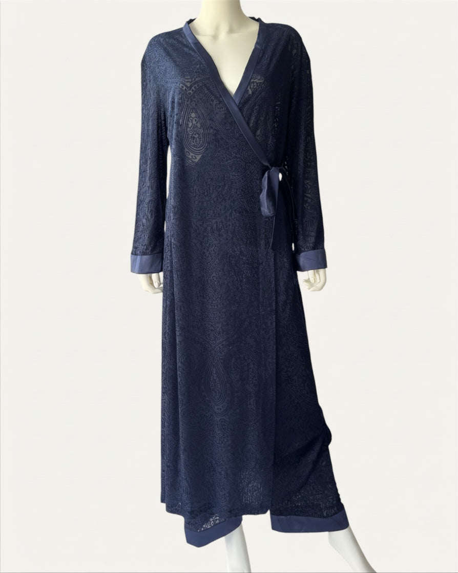 oscar-de-la-renta-navy-burnout-velvet-paisley-duster-pants-set