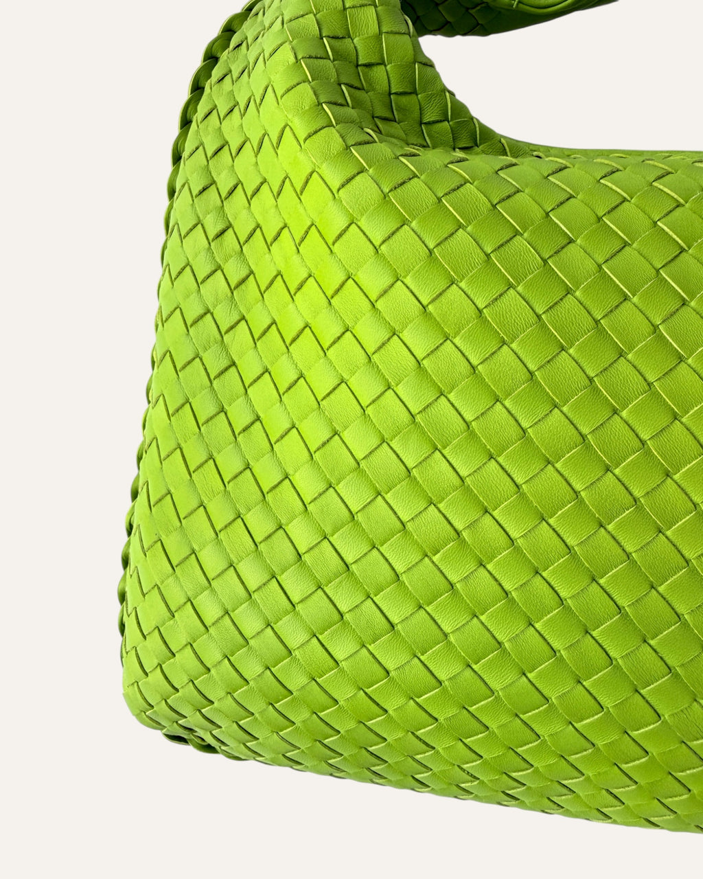 Bottega Veneta Veneta hobo bag, Bottega Veneta parakeet green handbag, Bottega Veneta large Intrecciato hobo, Daniel Lee Bottega Veneta green bag