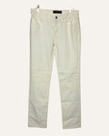 Dolce & Gabbana white straight leg jeans with five-pocket styling
