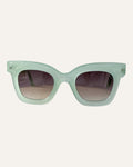 Lapima Lisa Petite mint green square frame sunglasses