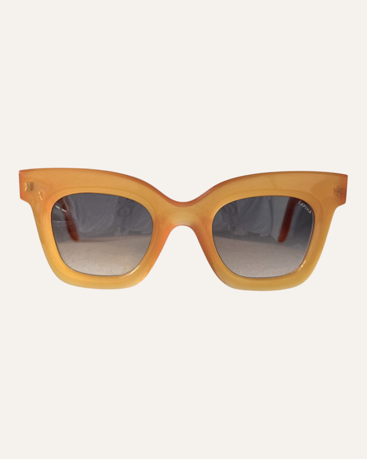 Lapima Lisa Petite sunset gradient square frame sunglasses