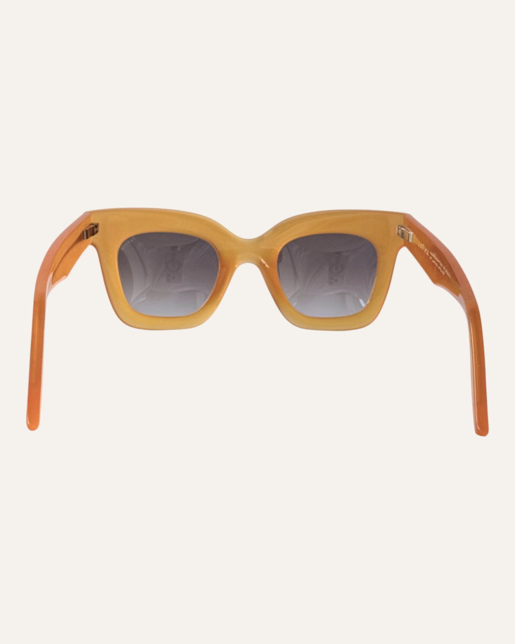 Lapima Lisa Petite sunset gradient square frame sunglasses