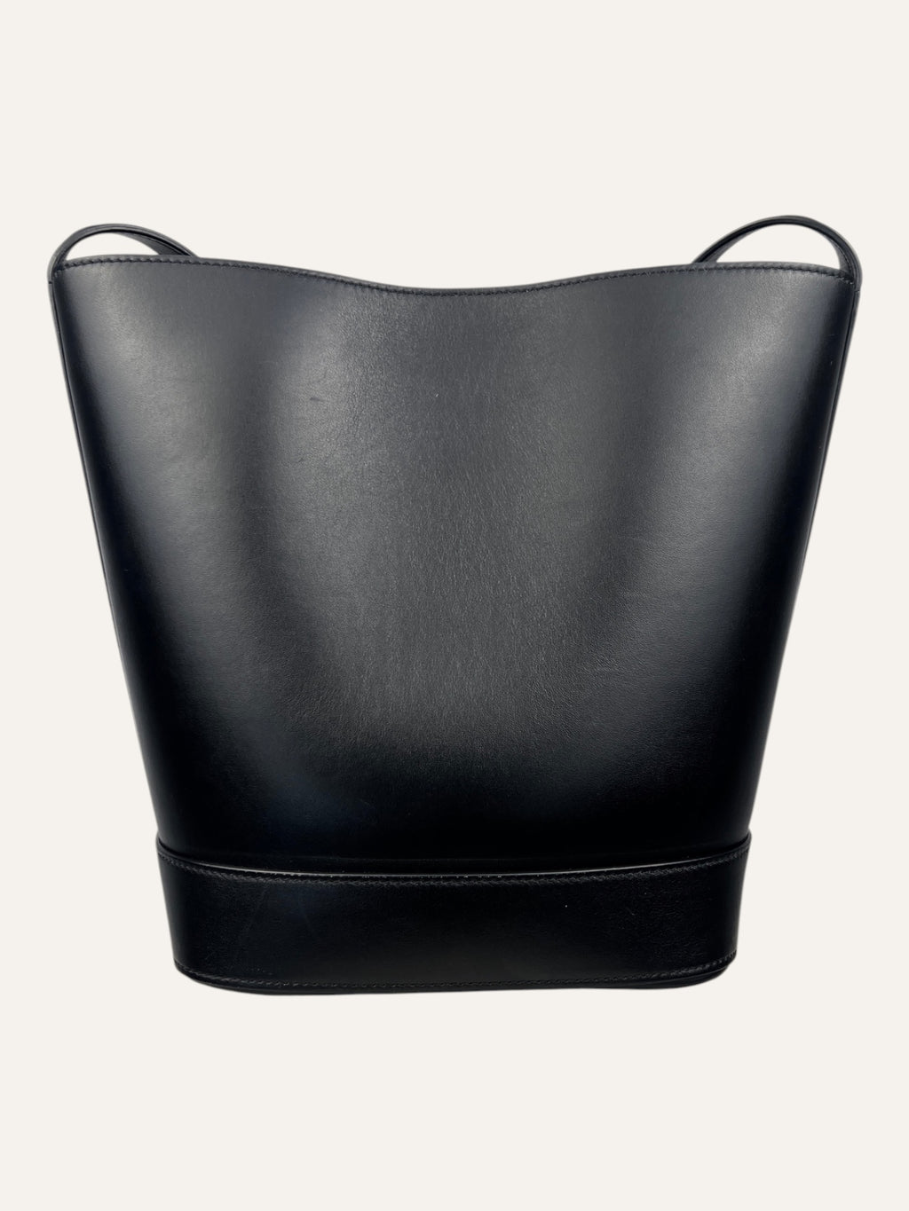 Celine Small Cuir Triomphe Bucket Bag Black