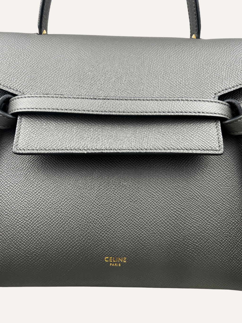 Celine Gray Calfskin Micro Belt Bag