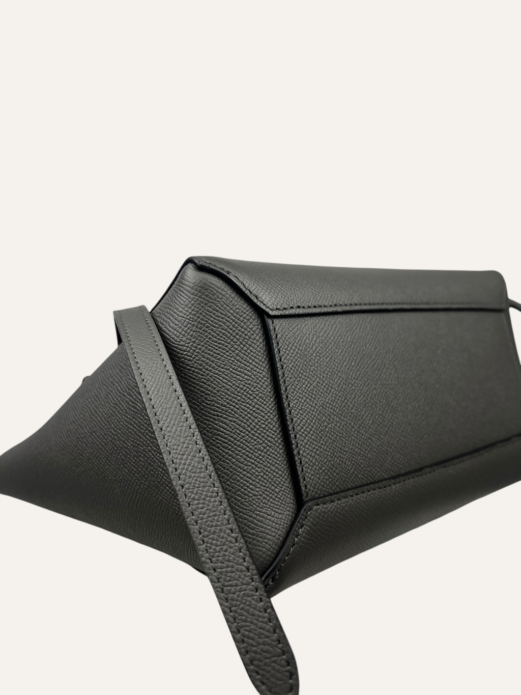 Celine Gray Calfskin Micro Belt Bag