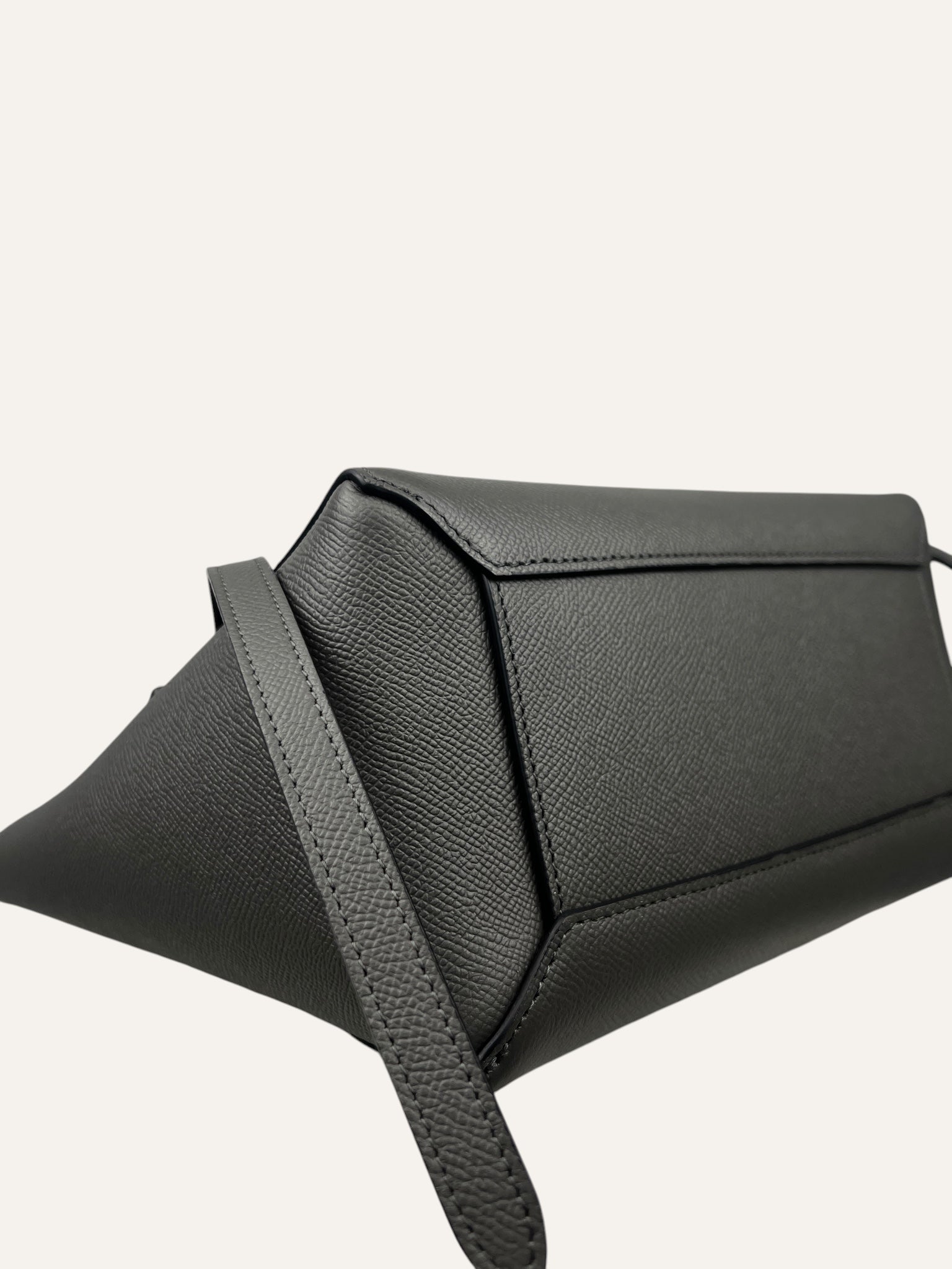 Celine Gray Calfskin Micro Belt Bag