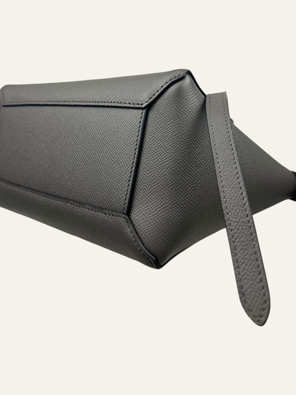 Celine Gray Calfskin Micro Belt Bag