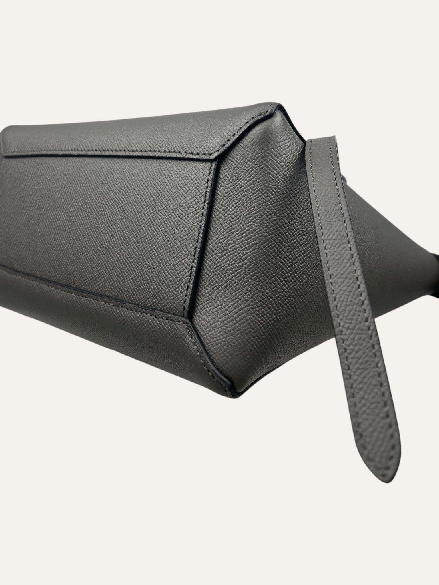 Celine Gray Calfskin Micro Belt Bag