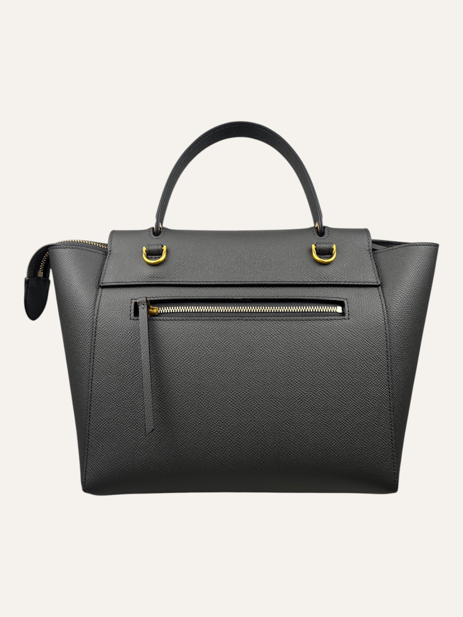 Celine Gray Calfskin Micro Belt Bag