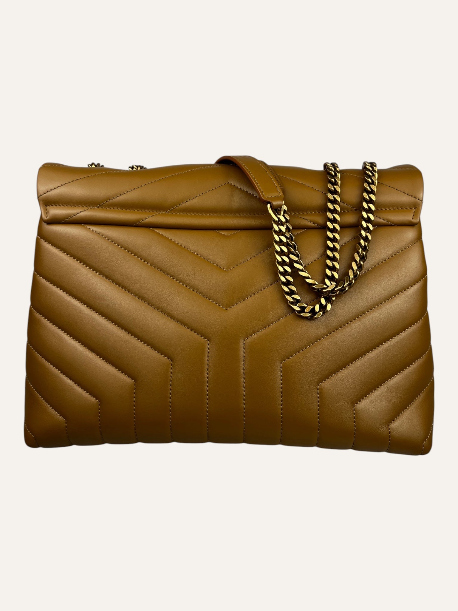 Saint Laurent Signature Lou Lou Large Camel