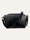 Givenchy Smooth Black Calfskin Antigona Nano