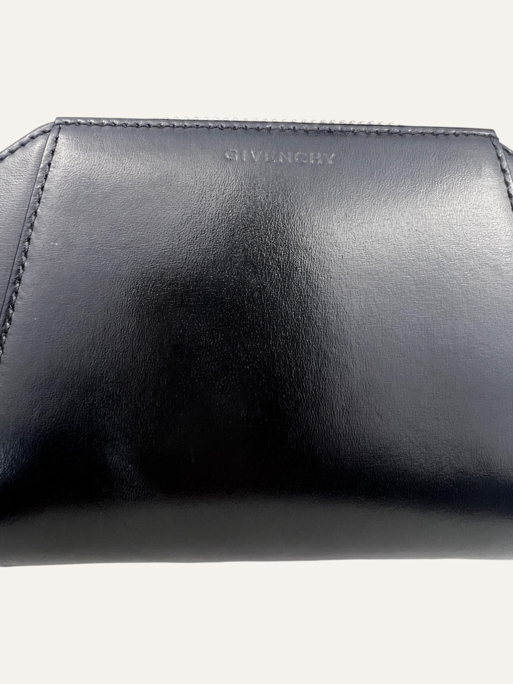 Givenchy Smooth Black Calfskin Antigona Nano