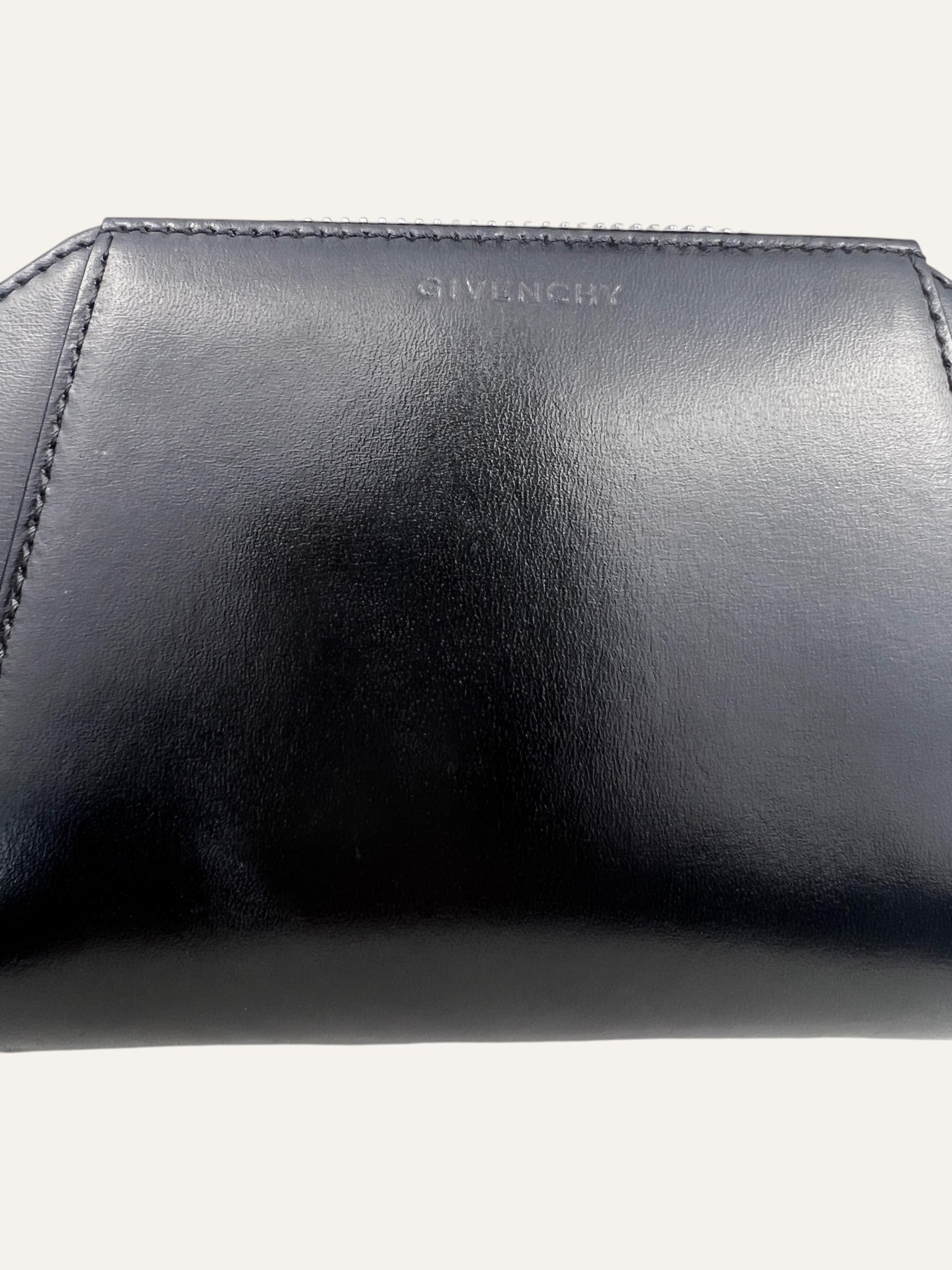 Givenchy Smooth Black Calfskin Antigona Nano