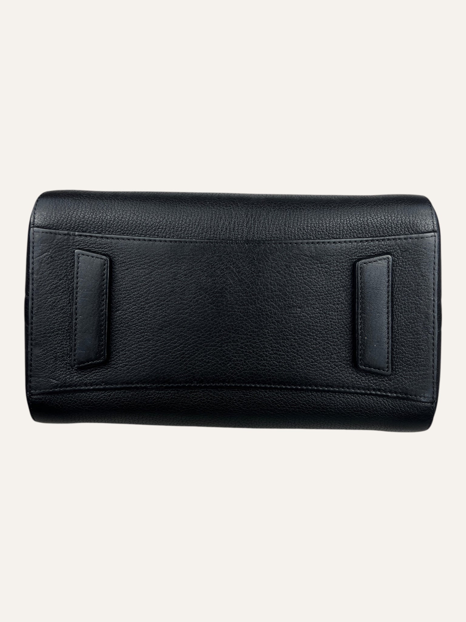 Givenchy Antigona Small Black Goatskin Leather Bag