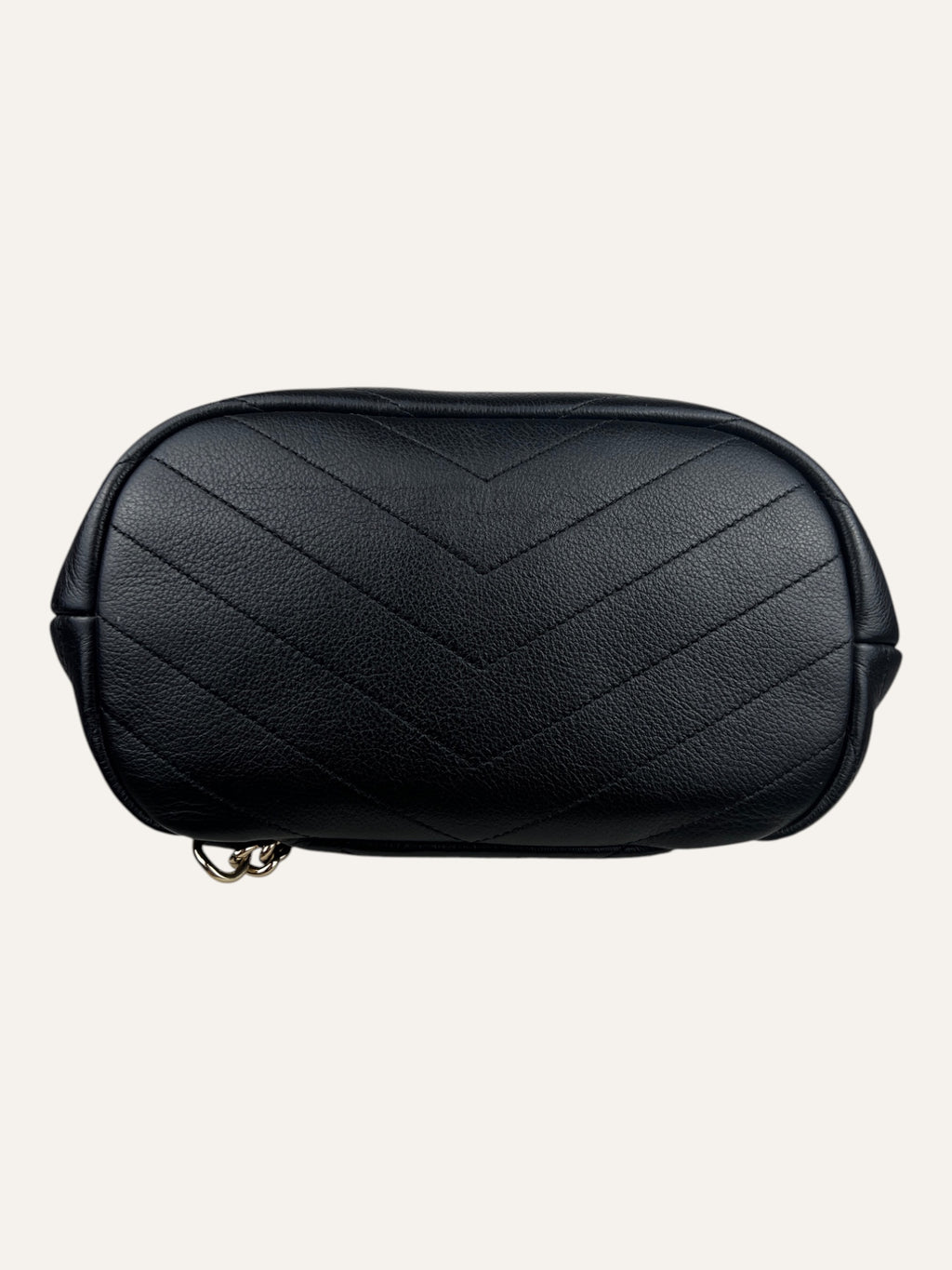 Chanel Coco Black Chevron Backpack