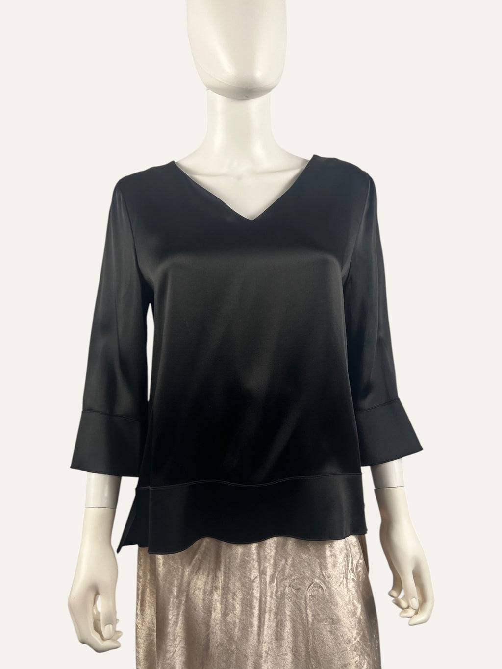 Escada Slinky V-Neck Blouse