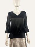 Escada Slinky V-Neck Blouse