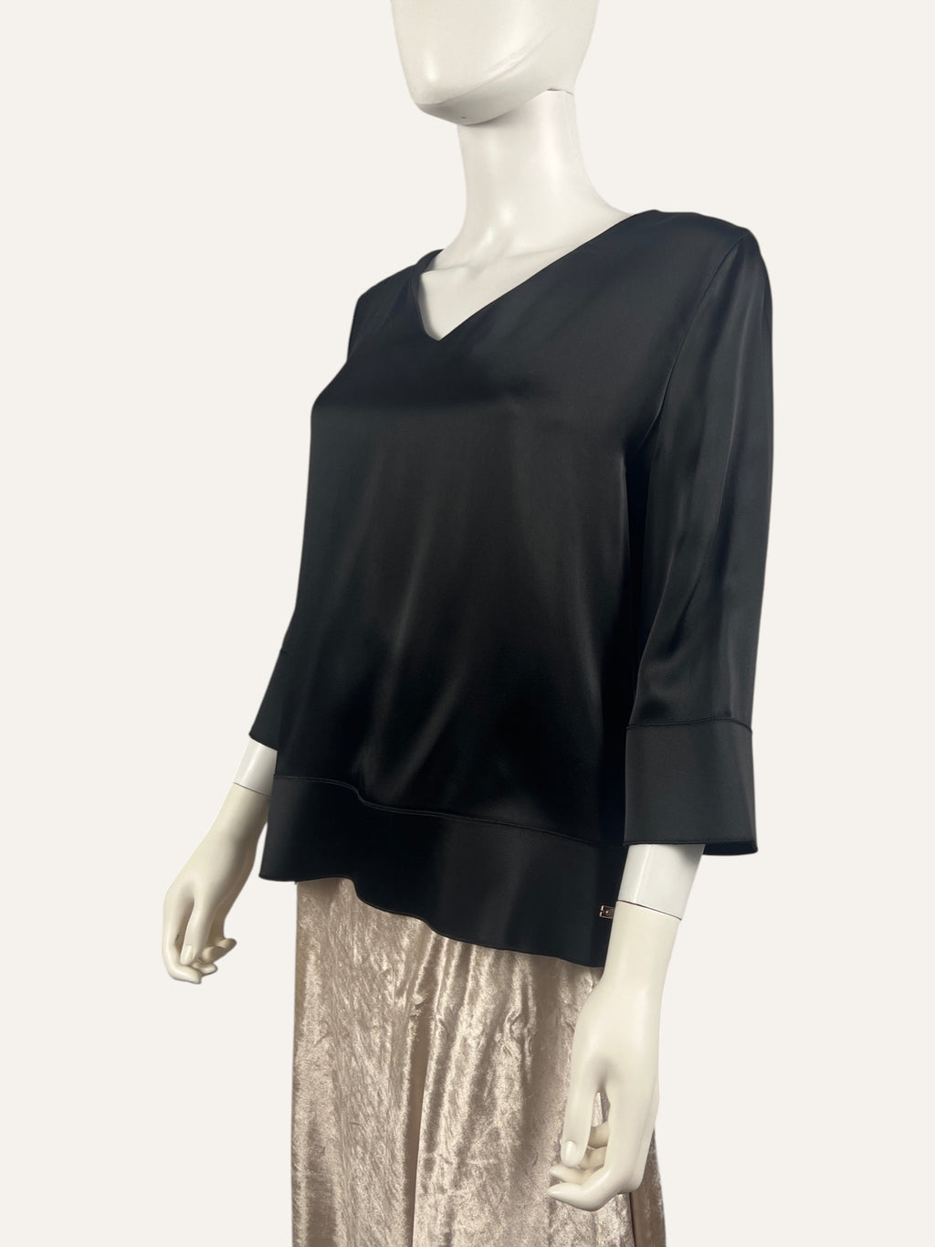 Escada Slinky V-Neck Blouse
