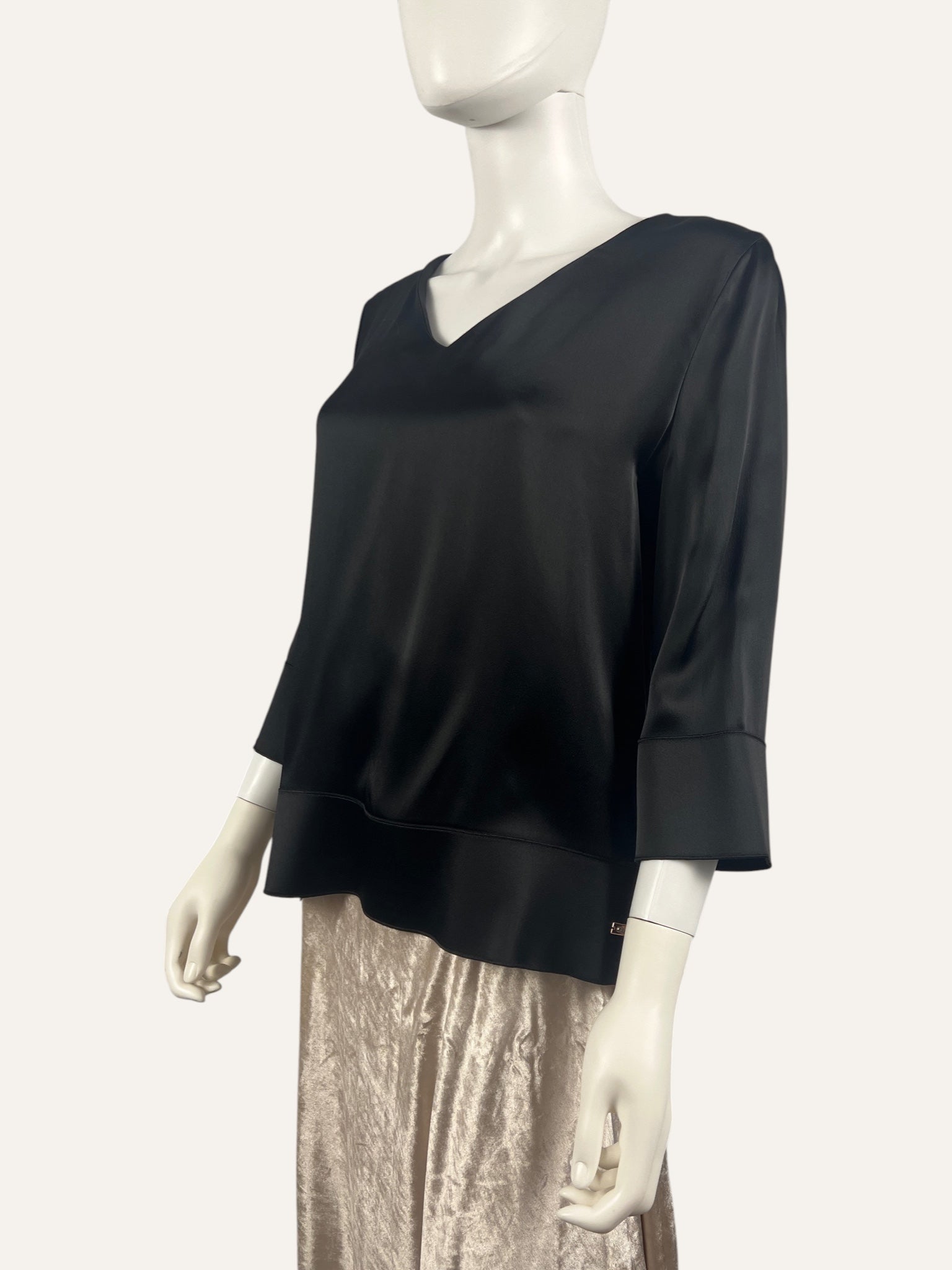 Escada Slinky V-Neck Blouse