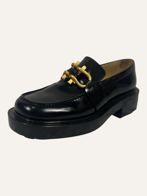 Bottega Veneta Black Monsieur Chunky Loafer