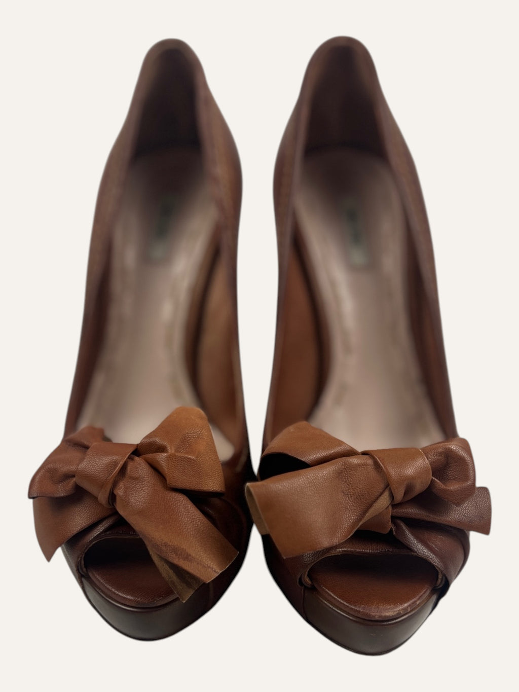 Miu Miu Cocco Nappa Washed Pumps